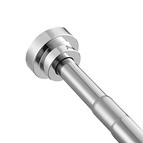 ORGANIZE Tringle Rideau de Douche sans Percage Extensible de 125 à 220 cm - Barre Télescopique en Acier Inoxydable Multifonction pour Salle de Bain, Dressing, Balcon, Chambre