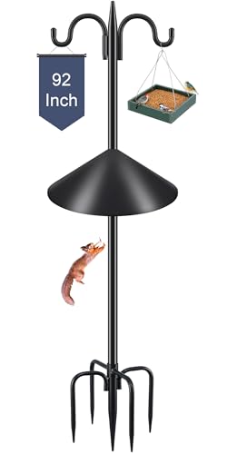 Gtongoko Bird Feeder Pole Squirrel Proof 92 Inch