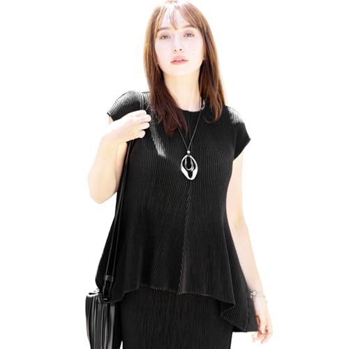 プリーツプリーズ　チュニック 楽天市場】O.W.N フロントプリーツチュニック M/L/LL/3L/4L