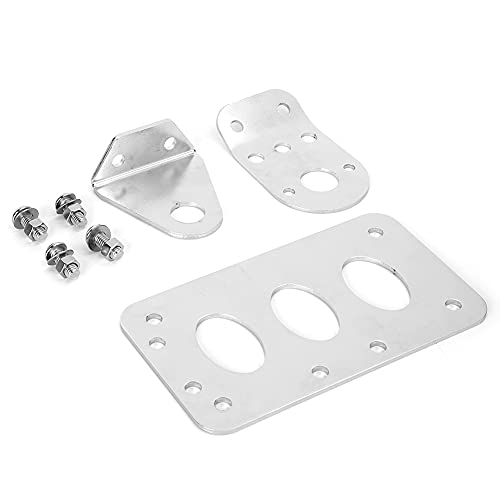 Support de plaque latéral moto Cruiser : look épuré et fixation robuste du feu arrière