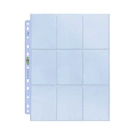 50 Ultra Pro 9-Pocket Silver Series Pages for 3-Ring Collectors Album - Magic: The Gathering - Yu-Gi-Oh!