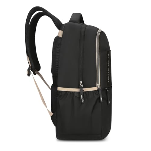 Image of Skybags Transit 17 Inch Compatible Laptop Backpack 29L | 2 Compartments with Quick-Access Front Pocket & Rain Cover | Air-Mesh Back Panel & Side Pocket | Office & Travel Backpack for Men & Women