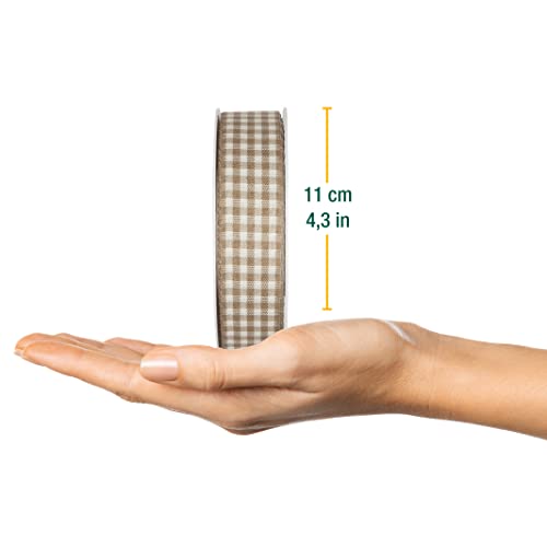 Halbach Silk Check Wristbands, Polyester, linen, 2500.0 x 2.5 x 0,1 cm, 25 mm - Image 2