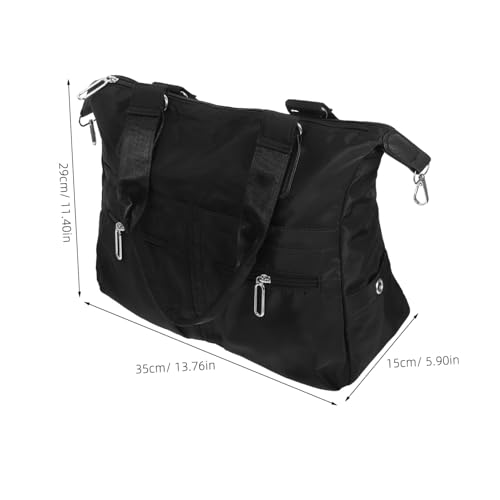 Grand Sac d'Ordinateur Portable en Nylon avec Compartiments Multiples