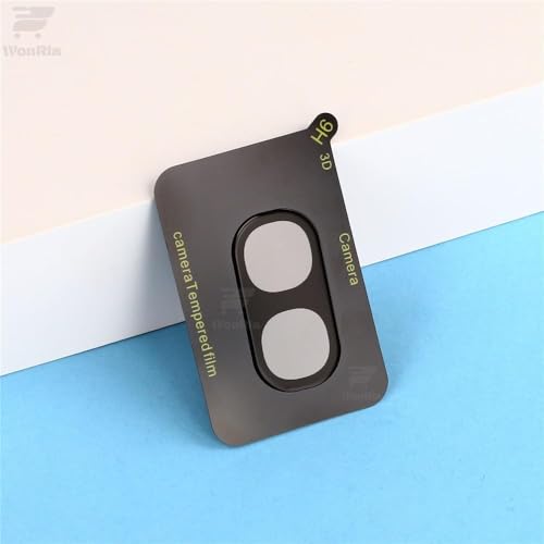 Image of Pack 1- Back Camera Glass Protector for Oppo A6x 5G [3D Premium] Camera Glass Protector (Black)
