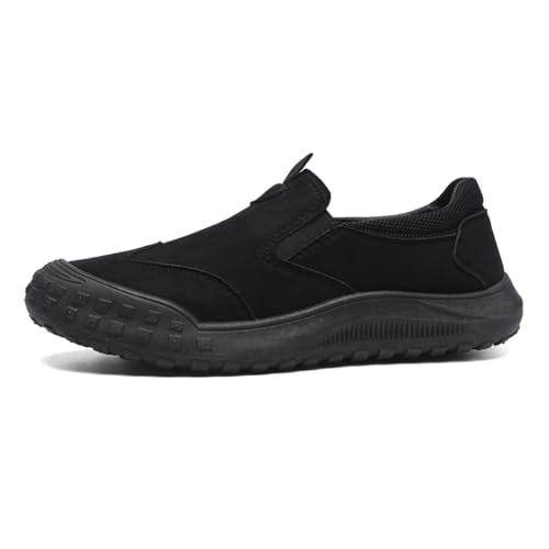 Men's Anti-Slip Waterproof Outdoor Walking Shoes Slip-on Comfortable Work Shoes Men's Casual Shoes2