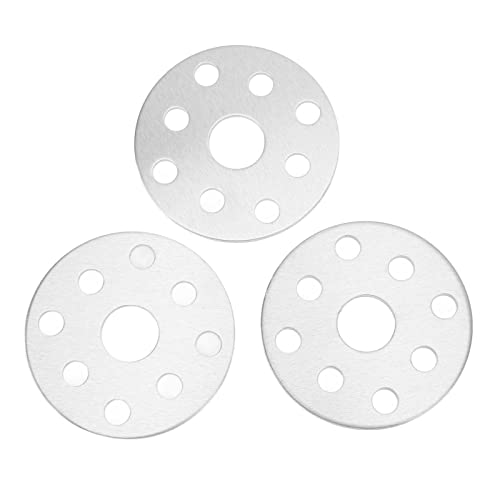 Tbest 3 Stück Wasserpumpe Riemenscheibe, Wasserpumpen Riemenscheibe Lüfter Spacer Kit, Wasserpumpe Riemenscheibe Shim Kit Ersatz für SBC BBC 327 350 427 454 302