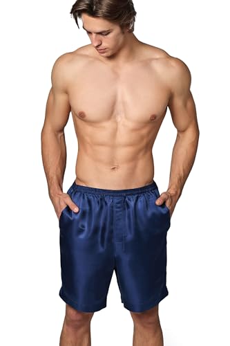 Luxury Artisan Silk Boxer Shorts For Men, 27mm Washable Natural Silk