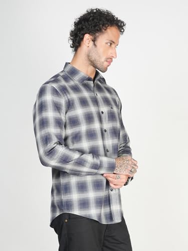 Image of Allen Cooper Checks Shirts for Men - 100% Cotton Comfort Fit Casual and Formal Shirt - Breathable, Soft, Classic Style (Multiple Colors)