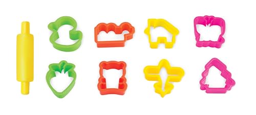 Image of Apsara Non-Toxic Super Soft 12 Shades Modelling Clay Multicolour Pack | Soft, Non-Drying, Hygienic & Non-Sticky | Includes 8 Toys & 1 Roller | Pack of 1