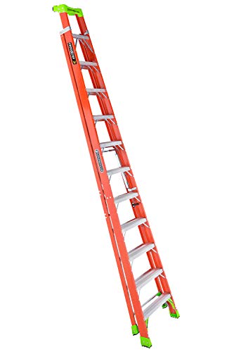 Louisville Ladder 12-Foot Fiberglass Step/Shelf Ladder, 300-Pound Capacity, Type IA, FXS1512, Orange