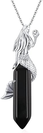 Dolphin/Turtle/Mermaid/Butterfly/Owl Necklace 925 Sterling Silver Hawaii Ocean Animal Pendant Necklace,Ocean Animal Jewelry Birthday Gifts for Women Girls