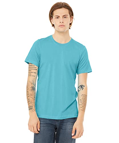 Image of Regular Fit Unisex T-Shirt for Men & Women | Half Sleeve | Round Neck | Plain | Stylish | Combed Bio-Washed 100% Cotton