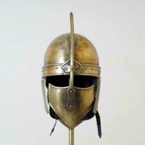 Helmet Medieval Armor Armour Knight Roman Spartan Crusader Costume Helmet