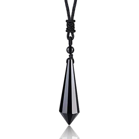 Collier en cristal d'obsidienne noire - Thajaling Cover