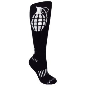 Knee High Popular 3 Pack. Sgt Pain, Power Skull, Grenade Performance2