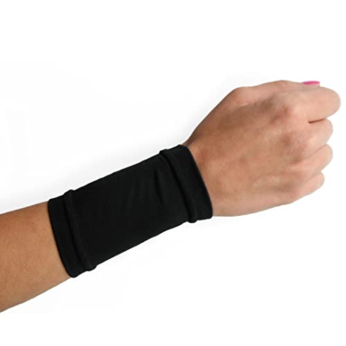 Tatjacket Tattoo Cover Up Concealer Sleeve, 2-Pack, Wrist Or Instep Coverage, Upf 50 Protection, Slip Free, For Men & Women (Unisex), Black, One Size #TOP17