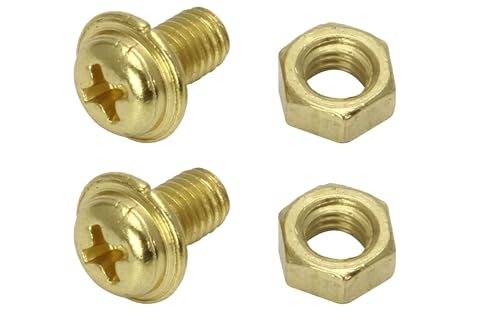 Lowrider Two Bike Fender Bolt/Nut Gold.Bicycle Fender Bolt/nut.