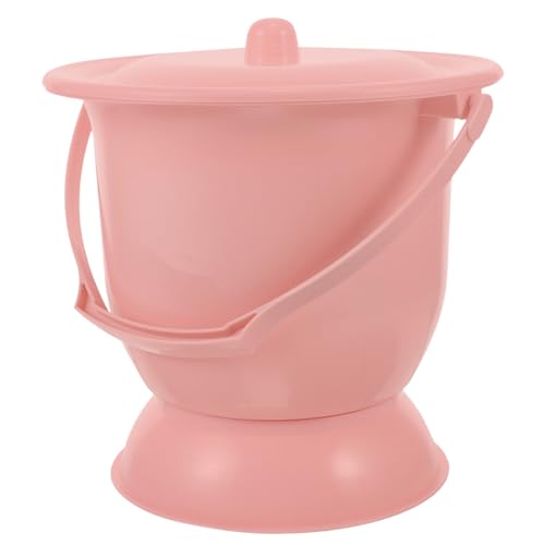 Healvian Men's Urine Bottle Plastic Urinal Non-Skid Base Portable Chamber Pot for Potty Training and Household Use