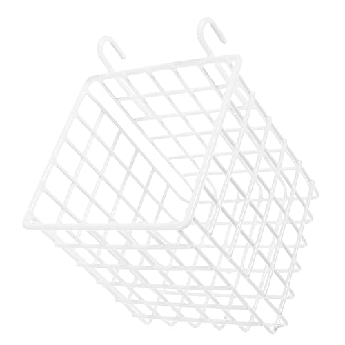 Mikinona Over Cabinet Door Organizer Iron Wire Hanging Storage Basket for Kitchen Utensils Versatile Rack Space Saving Design for Organizing Toiletries and More