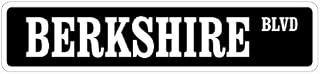 Berkshire Pig Street Sign Swine hog Farmer Farm sty | Indoor/Outdoor | 24" Wide