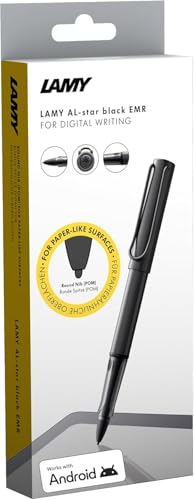 Lamy AL-Star EMR Stylus Stylus Stylus & Lamy LX EMR Stylus Pen - Estuche vacío, lápiz Digital para tabletas, Smartphones y portátiles, Puntas de Contacto Pom Intercambiables, sin Pilas