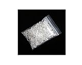 White Clear Quartz Healing Crystals Small Tumbled Chips Crushed Stone for Jewelry Degaussing,...