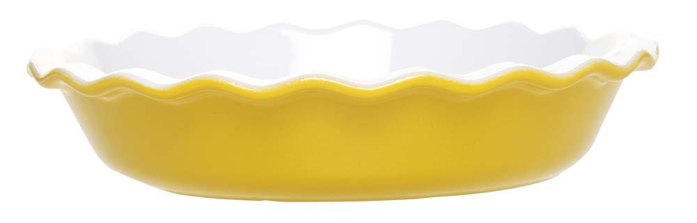 Emile Henry 9" Pie Dish, Citron Yellow