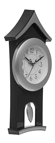 Image of Harbour Analog Stylish New Models Wall Clock with Pendulum for Home Living Room Hall Bedroom (Size Height 40 CM X Width 17.5 CM)- Home Decor Big Size Wall Clock MJ AD 19 GBG 1