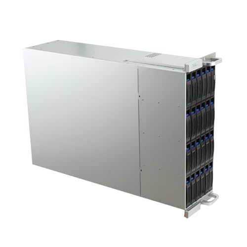 SUDEG 4U Wall Mount Server Cabinet IT Network Rack Enclosure,Server Rack Cabinet Enclosure,24 x Hot-swappable SATA (II or III) / SAS 6G Drive Bays,3x120mm Fans