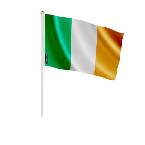 Drapeau Irlande 30x45cm lot pour fête de la Saint-Patrick et décoration de pub irlandais