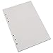 VEESUN Recambios de Blanco Papel de 6 Agujeros A5 para Insertos de Cuadernos Diarios, 21 x 14,8 cm, 120 Hojas