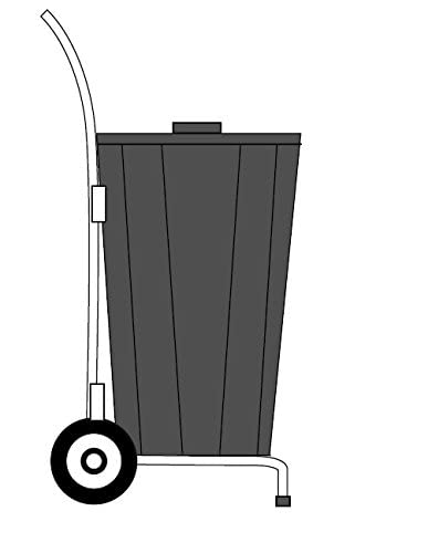 Náyade System Street Cleaning Cart-Eco - Carro de Limpieza viaria + Cubo y Tapa 100 Lt.