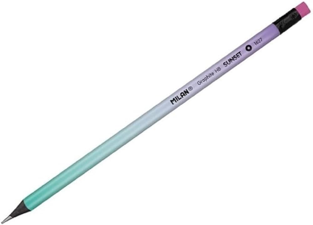 LÁPIZ CON GOMA SUNSET, PRECIO POR UNIDAD Y COLORES SURTIDOS