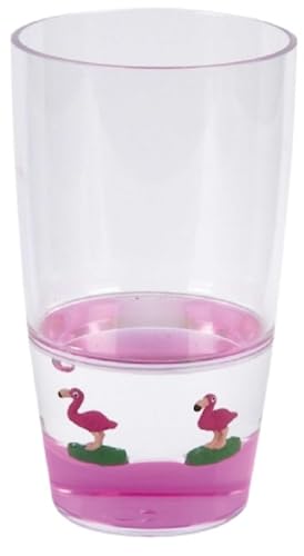 Gobelet Flamingo Aqua Ravensden 12 cm verre plastique enfant