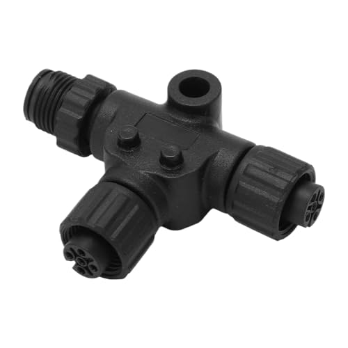 UHSTJW El Pin del Puerto 5 del Conector 3 NMEA 2000 T roscó la colocación Multi de la Camiseta de la Red del Puerto Impermeable IP67