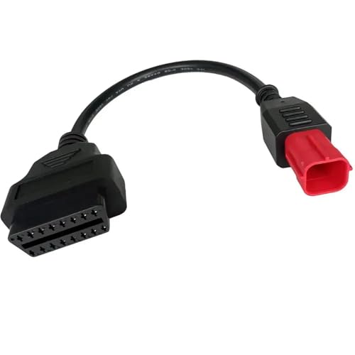 Adattatore Plug & Play: collega facilmente le moto Euro-5 con connettore di diagnosi a 6 pin a dispositivi OBD2 standard (16 pin) – nessuna modifica necessaria