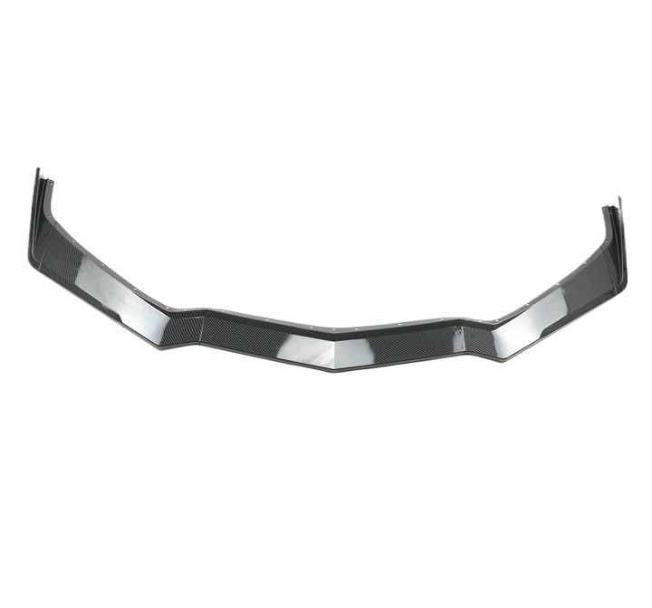 Diffuseur de lèvre de pare-chocs avant Corvette C8 2020-2023 noir brillant