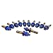 RISON-Titanium M8x1.25x55mm Titanium Exhaust Manifold Stud Kit Burnt Blue GR5 Titanium Bolt Kit 12 PCS/Set