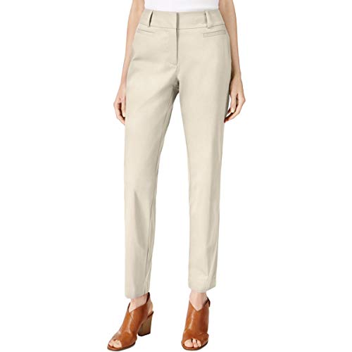 Style & Co. Womens Petites Mid-Rise Slim Fit Cropped Pants