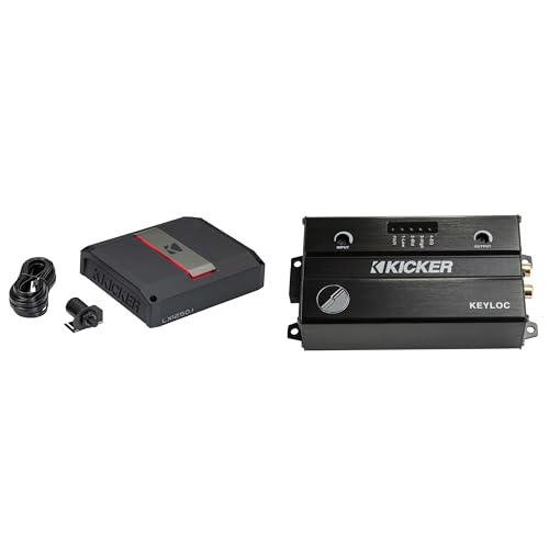 Kicker LX1250.1, KISL, 1250w Mono Class-D Subwoofer Amp (51LX12501)
