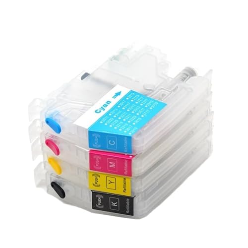 Cartouche d'encre LC3213 LC3211 avec puce rechargeable 4 couleurs pour Brother DCP-J774 MFC-J497