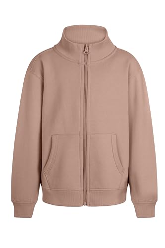 Mukua SZ270K  Cooper Kids; Sudadera niño Cremallera; Color Pale Rose; Talla 3/4