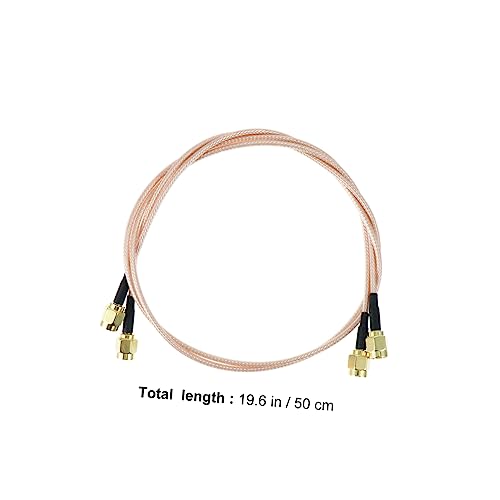 Cable SMA macho a SMA macho para extensión de antena wifi y receptores inalámbricos SHINEOFI 2