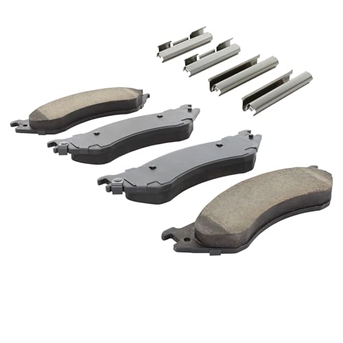 Image of QUALITY-BUILT Rear Ceramic Brake Pads, Premium 1001-0702AC, Compatible with 2000-2008 Dodge (Ram 1500,Ram 2500,Ram 3500)
