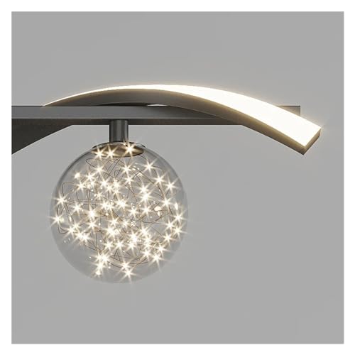 Lampe à suspension LED minimaliste noire réglable pour salle à manger - 5