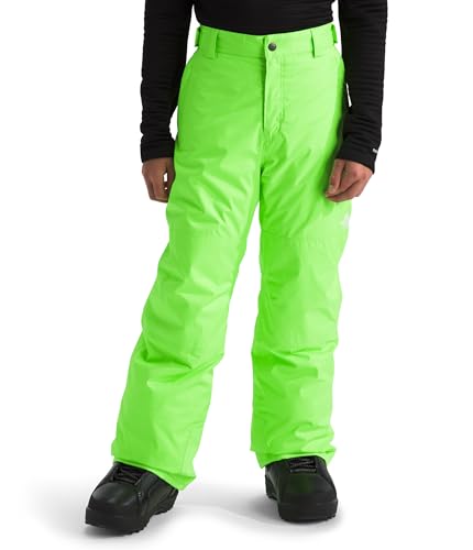 THE NORTH FACE Boys Freedom Insulated Pant | Waterproof for Ski & Snowboard, Gaiters, Adjustable Waist, Zip Pockets