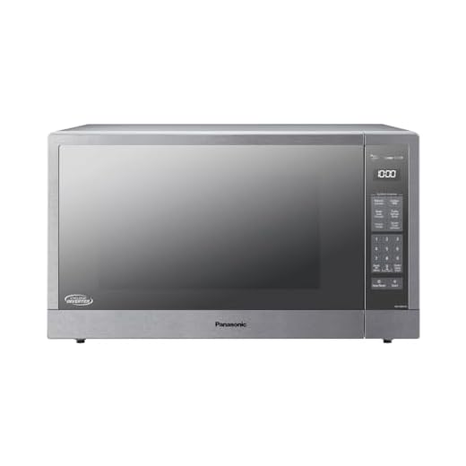 Panasonic Microwave Oven, Stainless Steel Countertop/Built-In Cyclonic Wave with Inverter Technology and Genius Sensor, 2.2 Cu. Ft, 1250W, NN-SN97JS (Silver)
