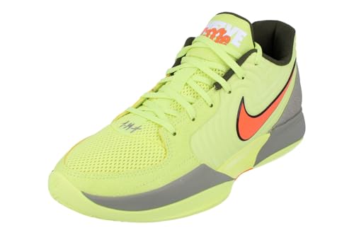 Ja 2 Basketball Shoes (FD7328-701, Light Lemon Twist/Light Army/Cargo Khaki/Total Orange) Size 10.5