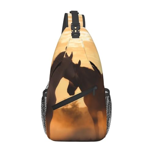 Morrales Deportiva Negro Cross Chest Bag miniatura 1